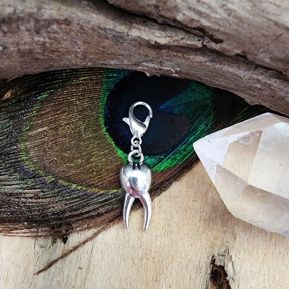 5/$25 Dentist Charm Tooth clipon Charm Teeth Charm for Bracelet Necklace Purse - Picture 5 of 9